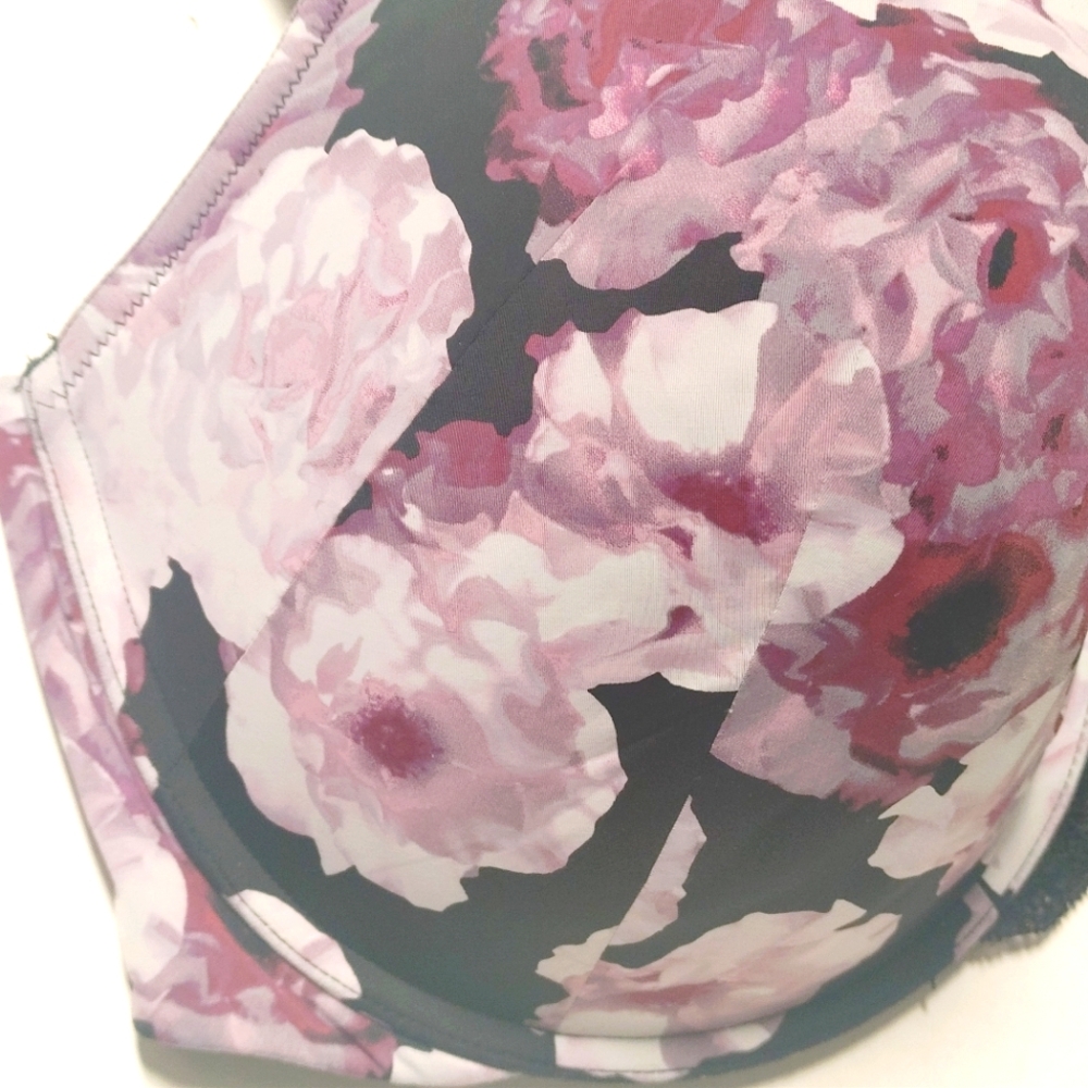 TORRID Curve Floral Black Underwire Bra Size 40F - Picture 4 of 10